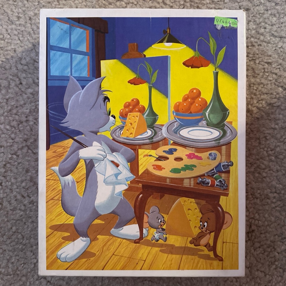 Vintage 1971 Whitman 100 Pc Jigsaw Puzzle #4605-41 Tom and Jerry COMPLETE!